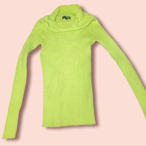 Chartreuse Turtleneck